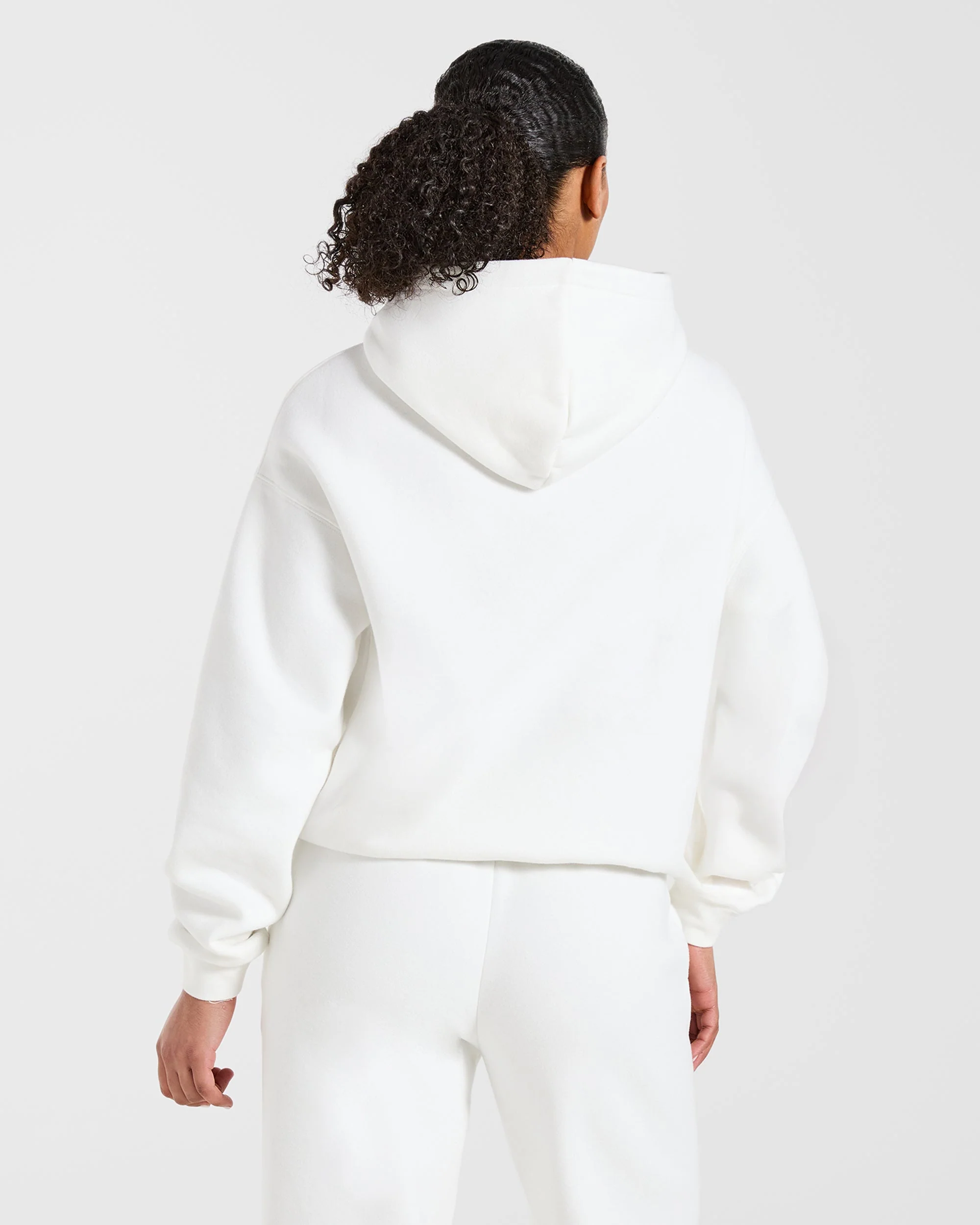 AYBL Club Oversized Hoodie - Off Blanc/Forest Vert - Image 2