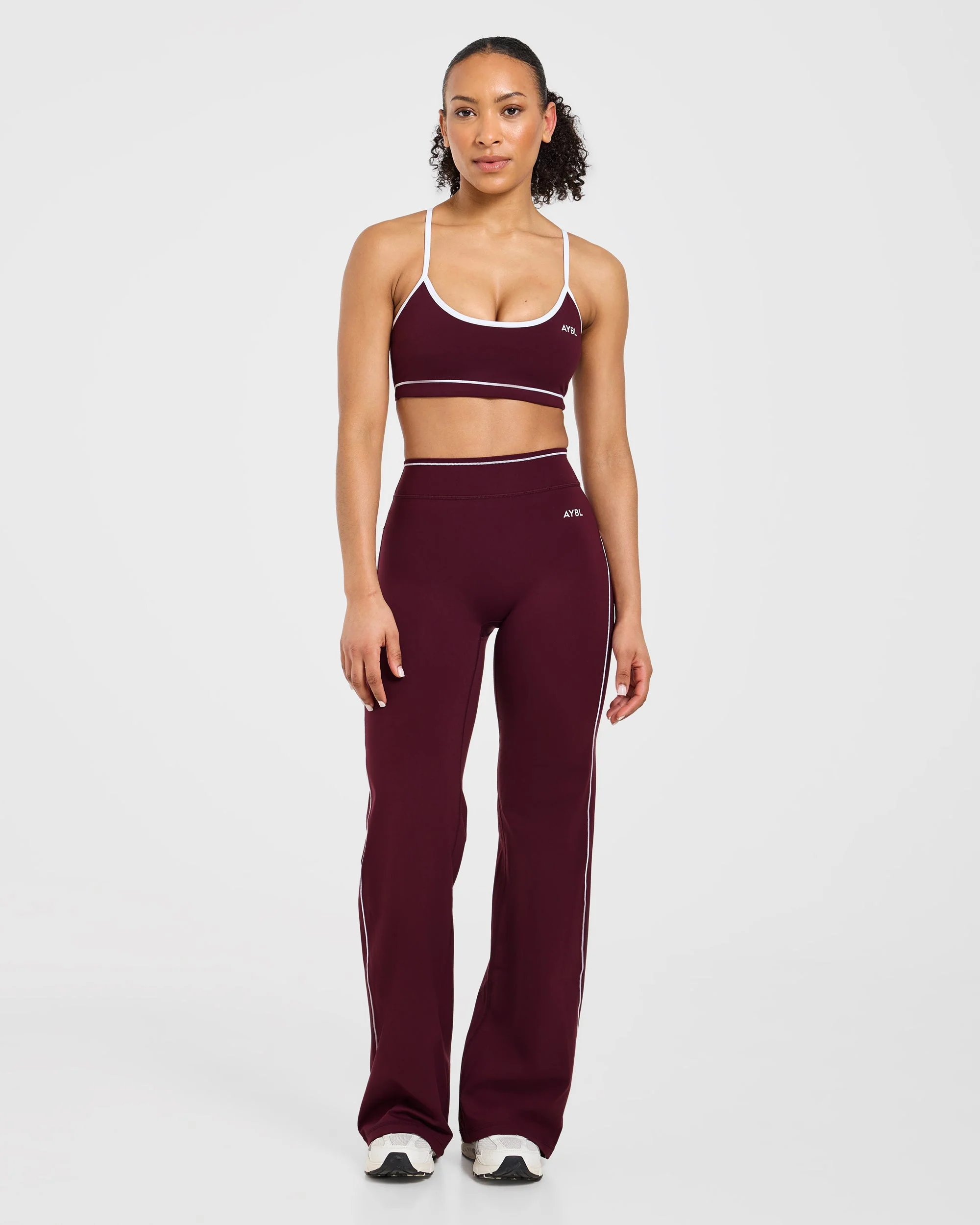 Form Flared Leggings - Deep Mulberry - Image 3