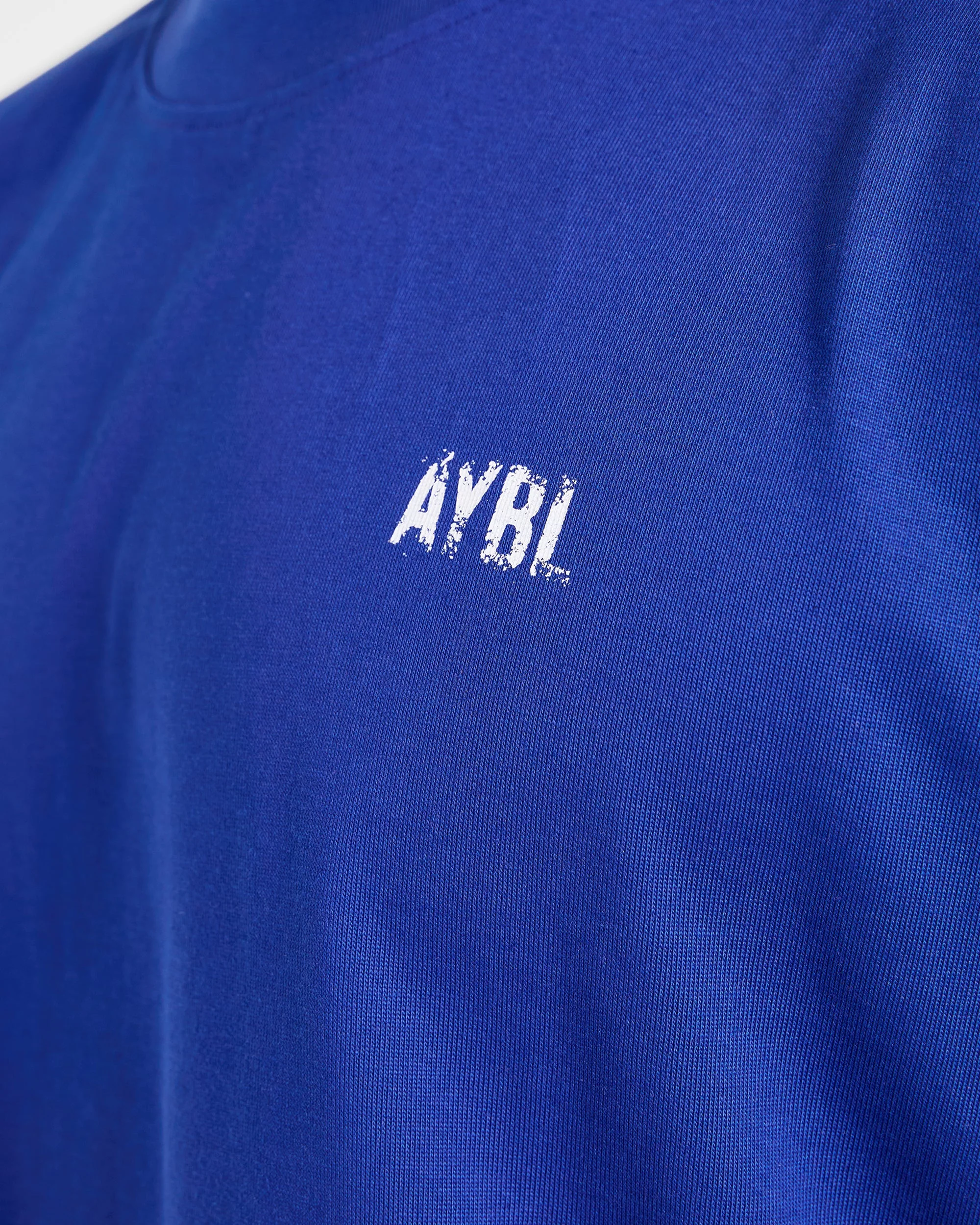 Gym Chalk Oversized T Shirt - Cobalt Bleu - Image 6