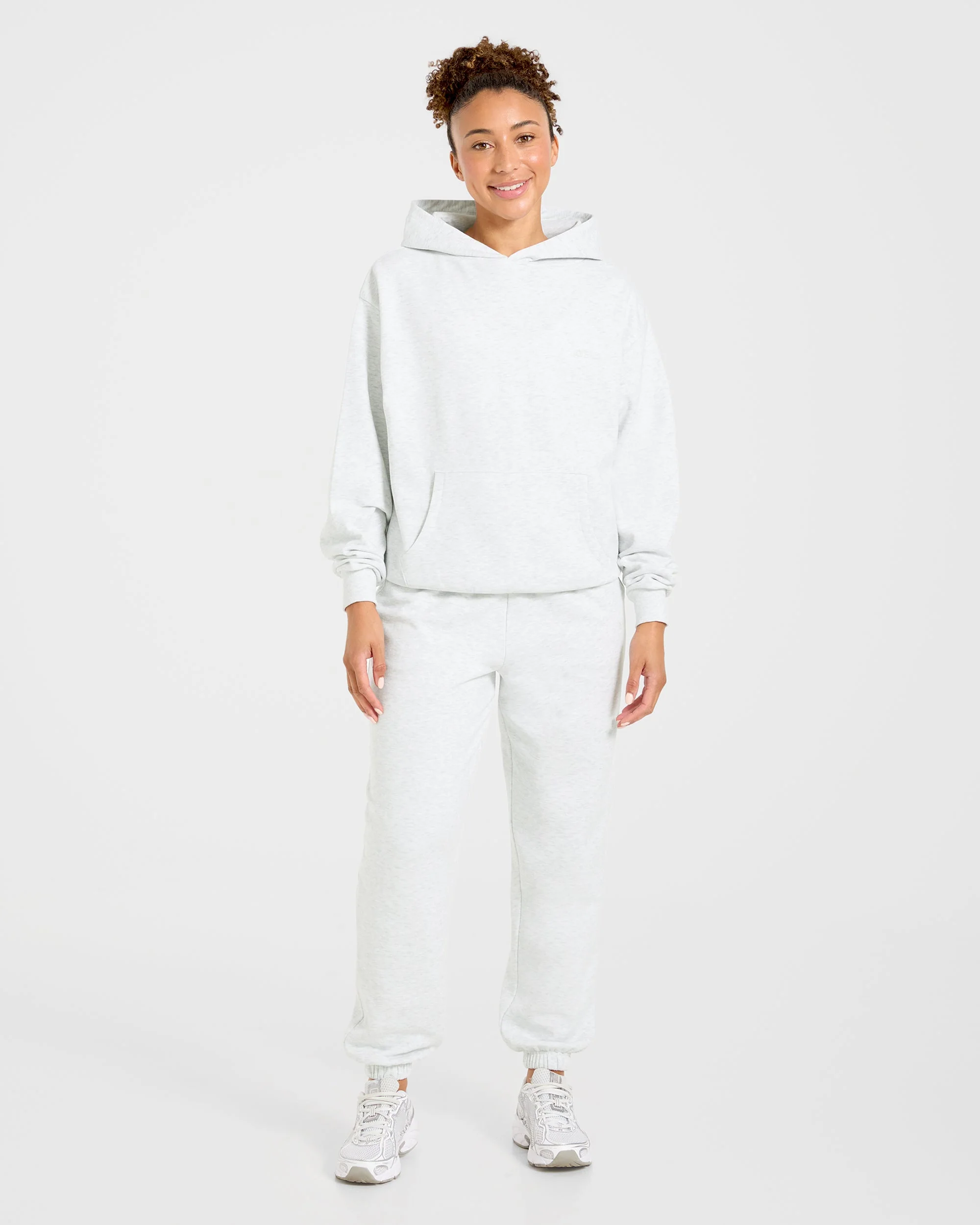 Lifestyle Oversized Hoodie - Heather Gris - Image 2
