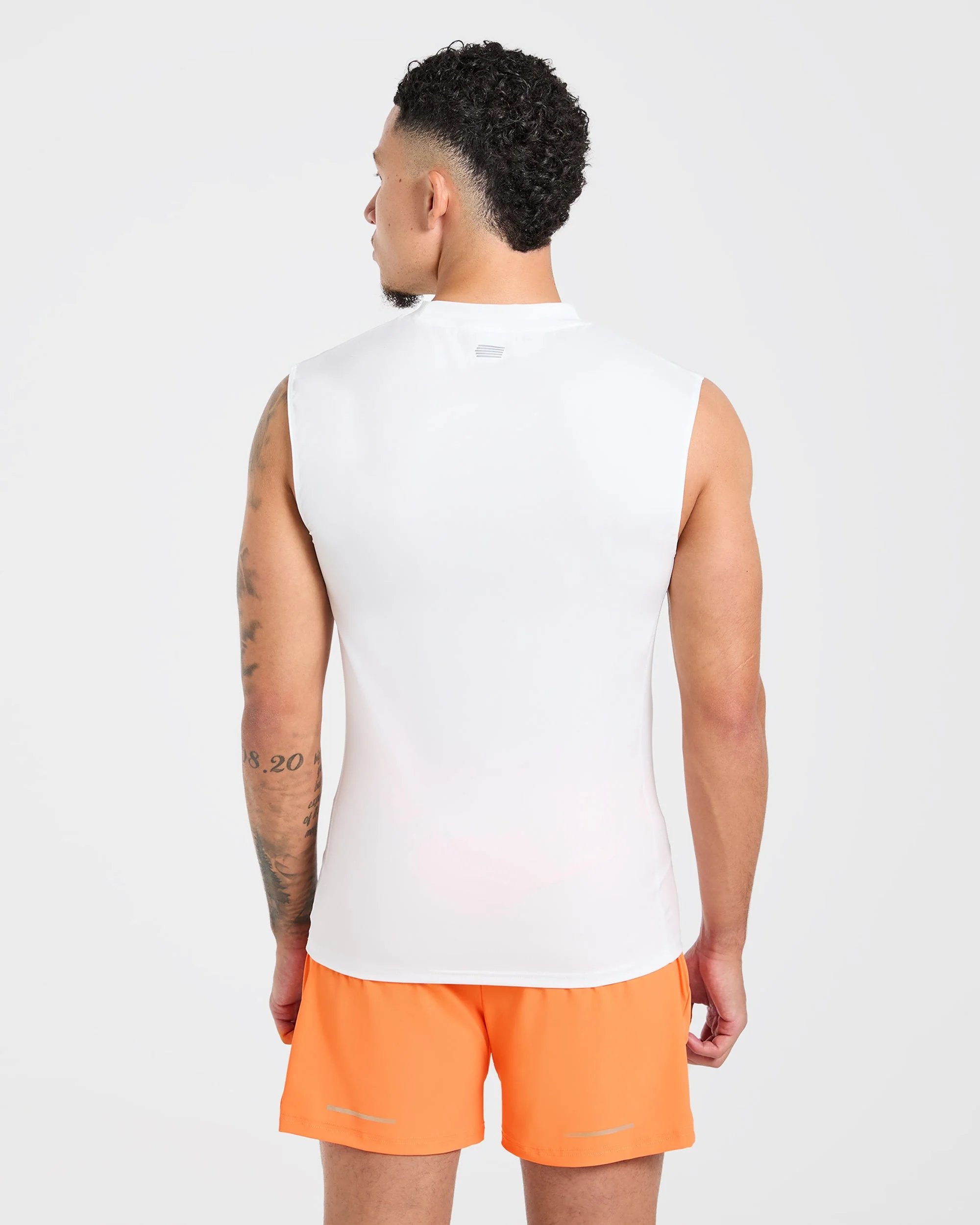 Run Slim Tank - Blanc - Image 2