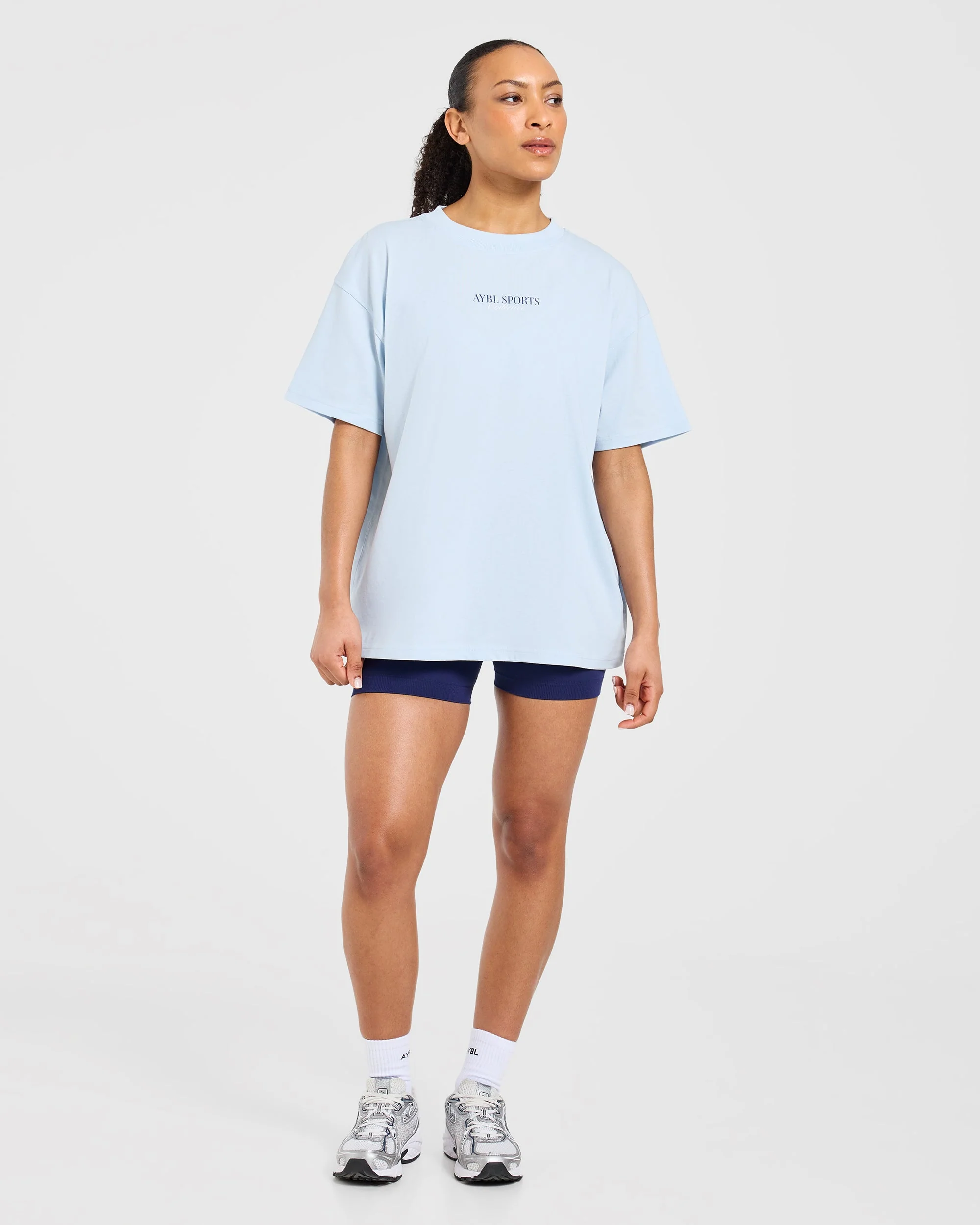 Sports Collective Oversized T Shirt - Bleu - Image 3