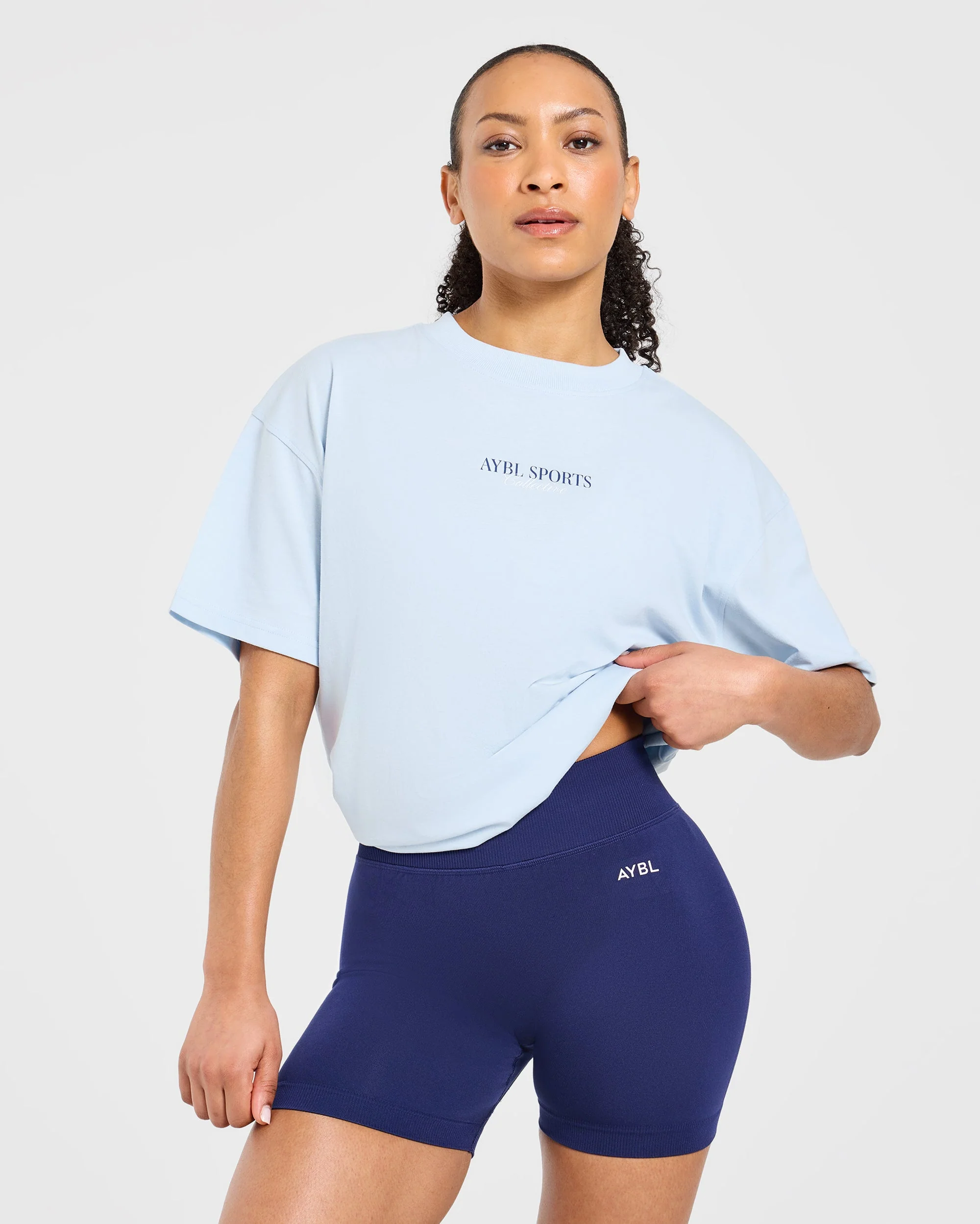 Sports Collective Oversized T Shirt - Bleu - Image 7